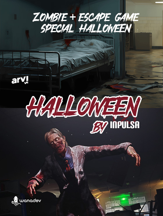 Pack 2 jeux Halloween 1 jeu de Zombie + 1 aventure Escape Game